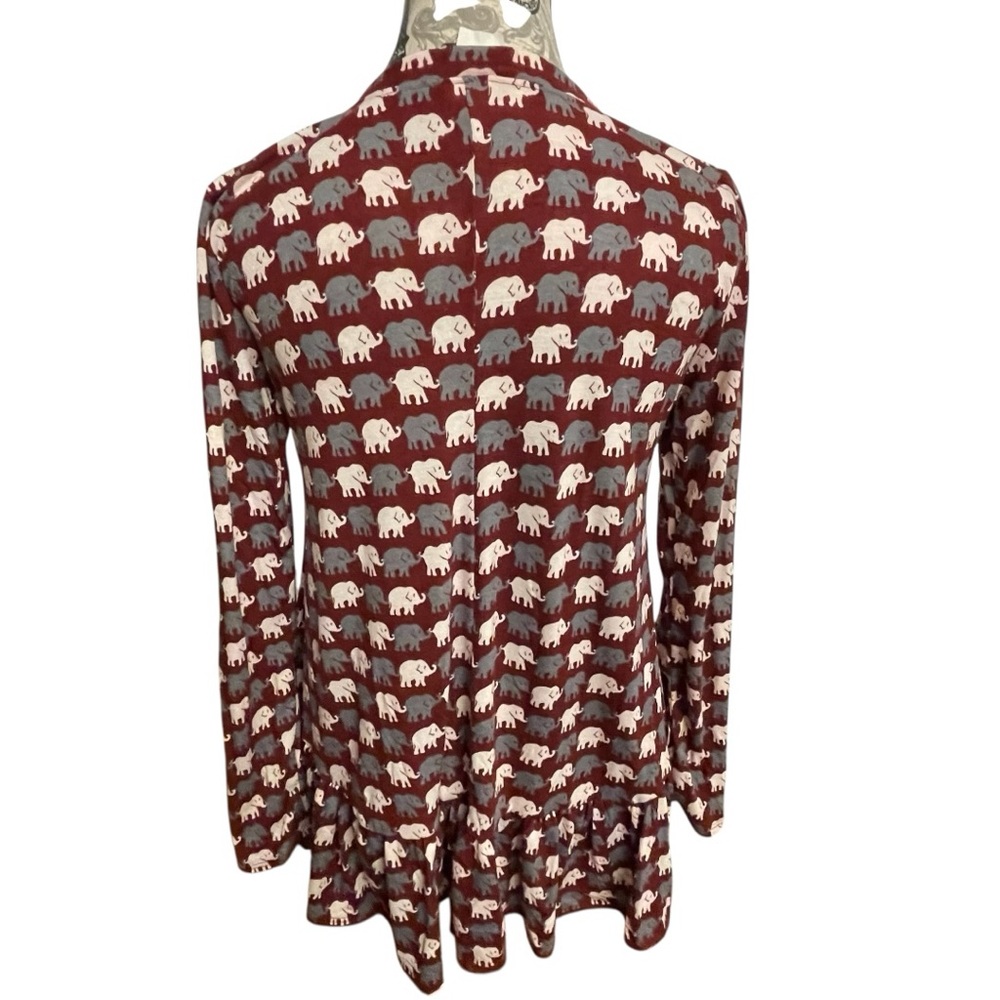 Elephant Print Long Sleeve Top - Picture 2 of 3